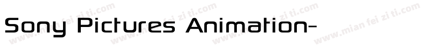 Sony Pictures Animation字体转换